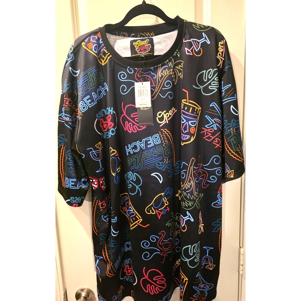 Good‎ Vibes Graphic Shirt, SZ 4XL NWT